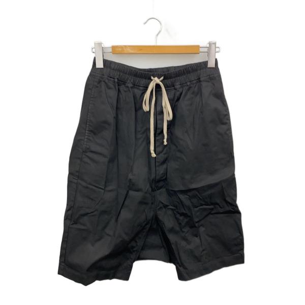 Rick Owens◆RICKS PODS/ポッズ/ショートパンツ/36/コットン/BLK/無地/R...