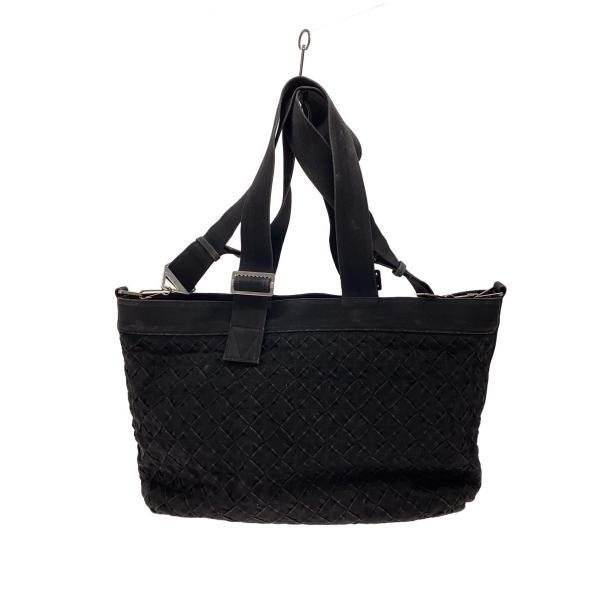 BOTTEGA VENETA◆イントレチャート/トートバッグ/ショルダーバッグ/2WAY/キャンバス...