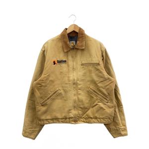 Carhartt◆デトロイトジャケット/ジャケット/44/コットン/BEG/jo1 brn/? NULL ?