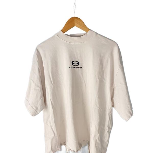 BALENCIAGA◆UNITY SPORTS ICON CROPPED/Tシャツ/2/ポリエステル...