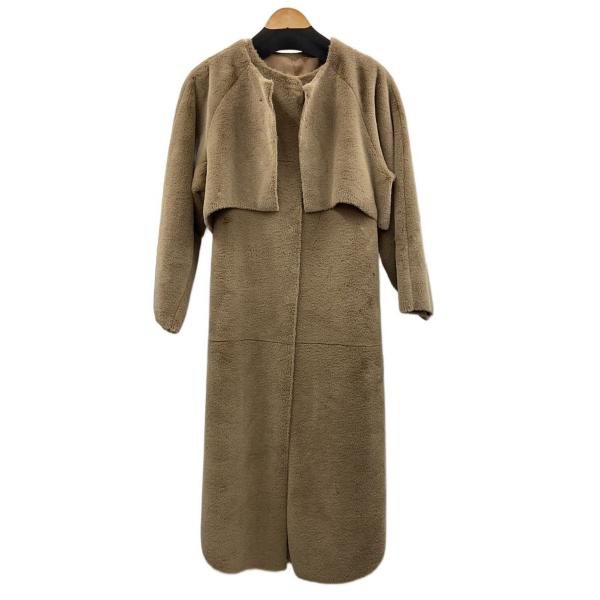 AMERI◆コート/S/ポリエステル/BRW/01220730970