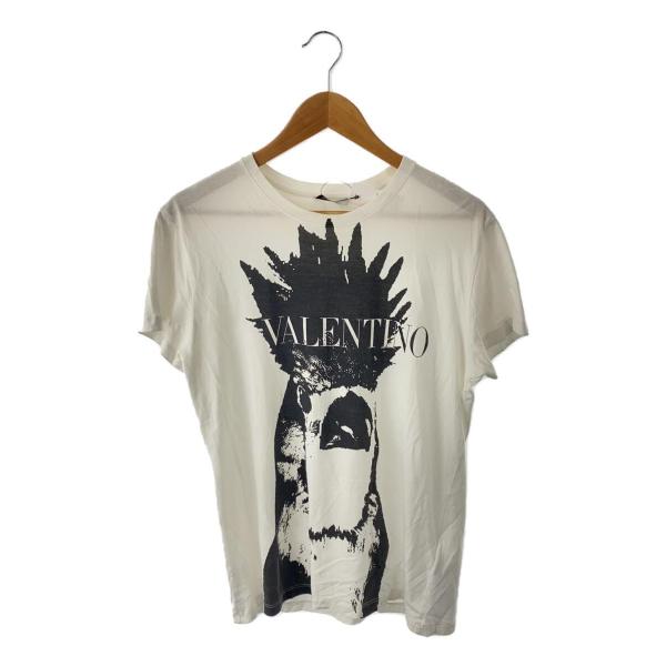 VALENTINO◆Tシャツ/S/コットン/WHT/RV3MG00PGGQ