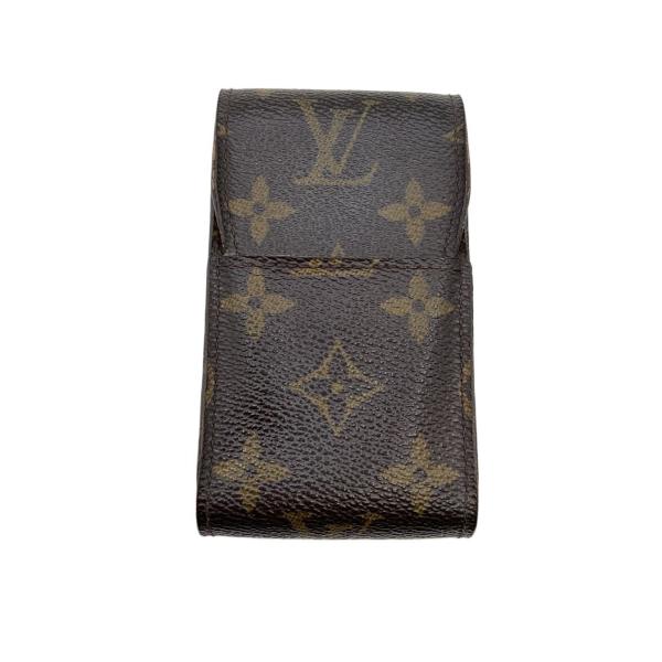 LOUIS VUITTON◆エテュイ・シガレット_モノグラム・キャンバス/PVC/BRW/メンズ//