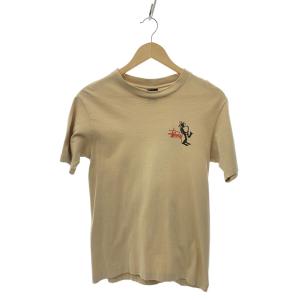 STUSSY◆Tシャツ/S/コットン/BEG//