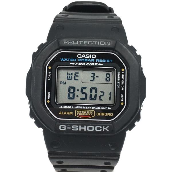 CASIO◆カシオ/G-SHOCK/DW-5600E/デジタル/ブラック