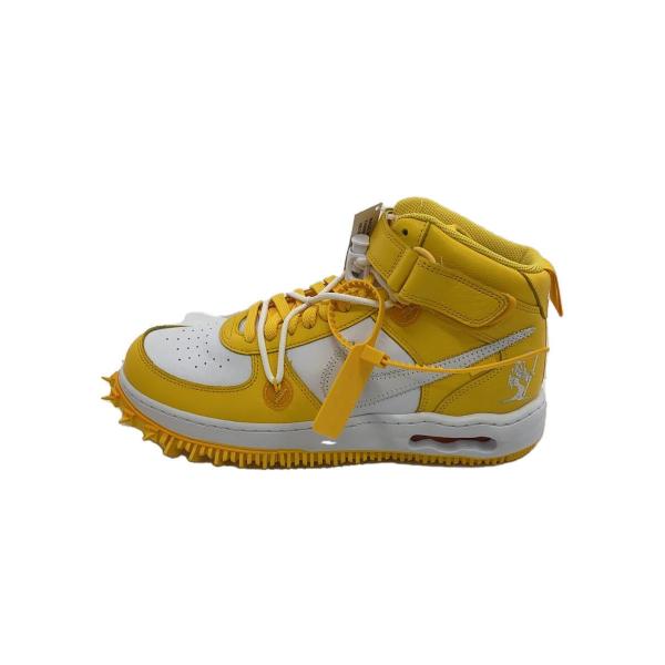 NIKE◆×OFF-WHITE/Air Force 1 Mid SP LTHR/28cm/YLW/D...