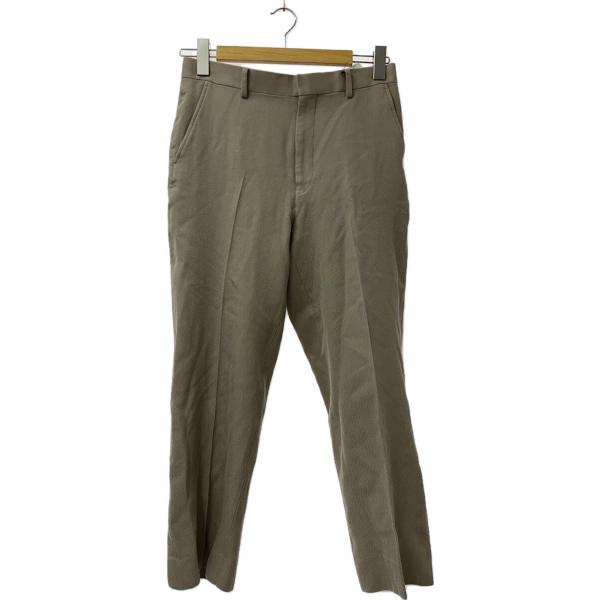 AURALEE◆WOOL KID MOHAIR KERSEY SLACKS/3/ウール/BEG/A2...