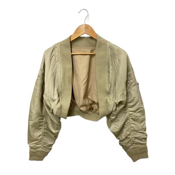 AMERI◆ジャケット/FREE/ナイロン/BEG/0125106610020/REVERSIBLE...