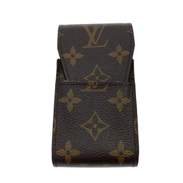 LOUIS VUITTON◆エテュイ・シガレット_モノグラム・キャンバス/PVC/BRW/モノグラム...