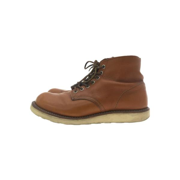 RED WING◆6ROUND/ブーツ/US7/BRW/9871