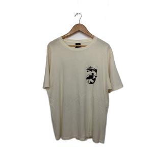 STUSSY◆OUR LEGACY Work Shop Surfman/Tシャツ/L/コットン/WHT//