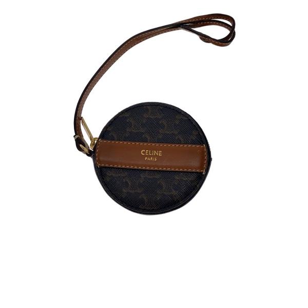 CELINE◆コインケース/PVC/BRW/総柄/メンズ