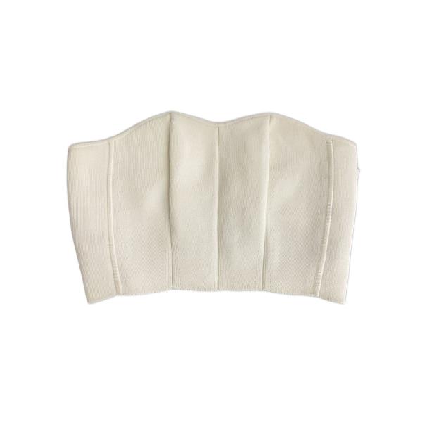 yo BIOTOP Lingerie/トップス/1/ポリエステル/WHT/無地/knit busti...