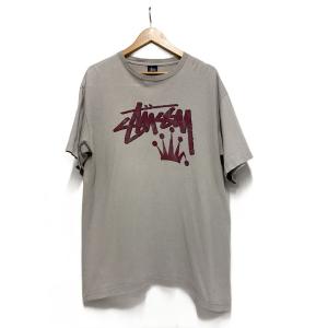 STUSSY◆old/Tシャツ/XL/コットン/BEG