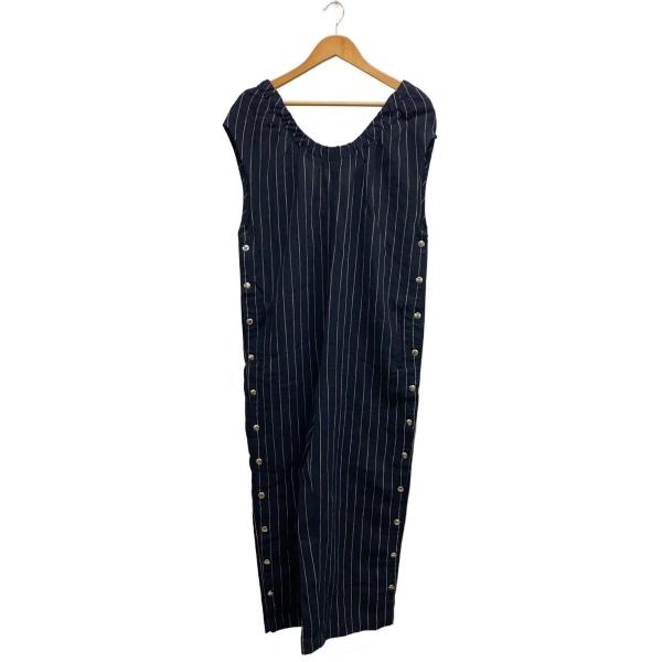 Uhr◆オールインワン/--/リネン/NVY/ストライプ/20ssuhr-js138//