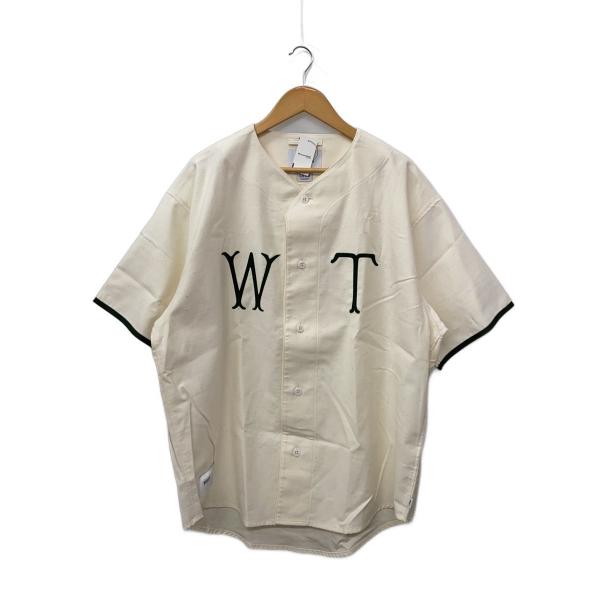 WTAPS◆24SS/League SS Cotton Satin Spina/半袖シャツ/3/IV...