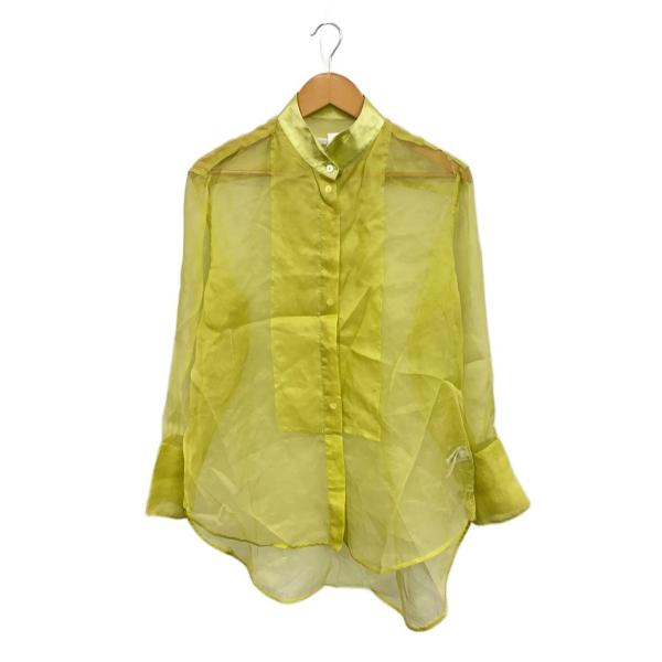 Bagutta◆シアー長袖シャツ/40/シルク/GRN/NWC9LN00