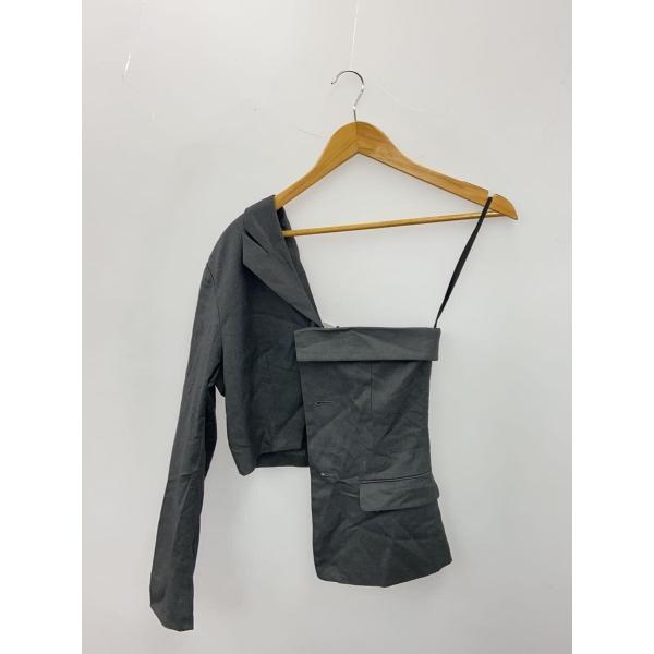 AMERI◆ジャケット/S/ポリエステル/GRY/02220480141