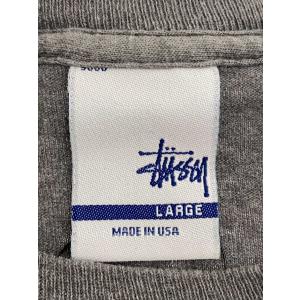 STUSSY◆00s/Tシャツ/L/コットン/GRYの詳細画像2