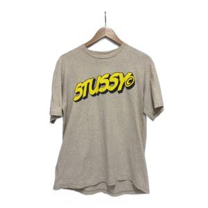 STUSSY◆00s/Tシャツ/M/コットン/BEG