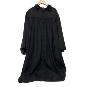 20s/COSTUME/CHURCH ROBE/ガウン/コットン/BLK