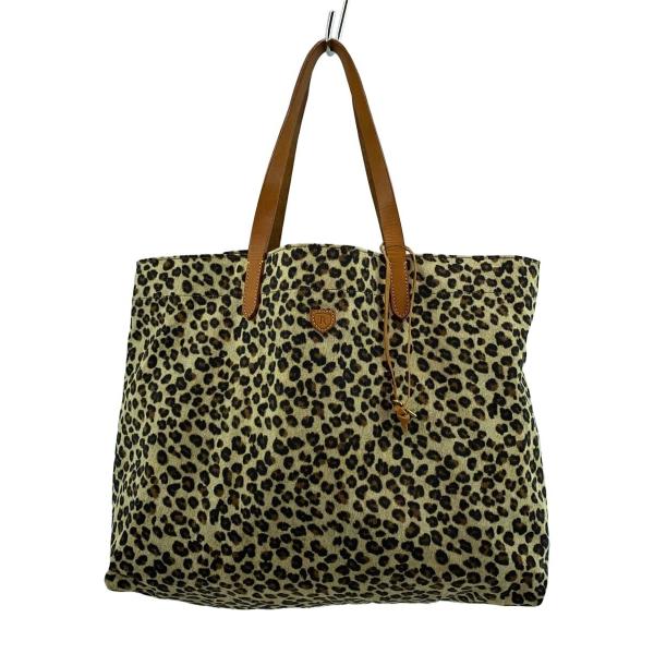 TREASURE TOPKAPI◆トートバッグ/--/BEG/レオパード