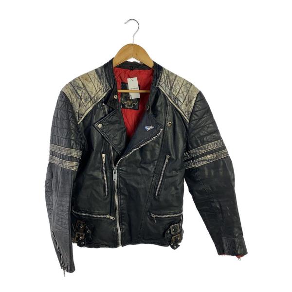 Campri/80s/セミダブル/ツートン/ペイント/ダブルライダースジャケット//