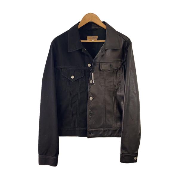 MM6◆50/50 Sport Jacket/48/羊革/BLK/無地/SH2AM0007 S307...