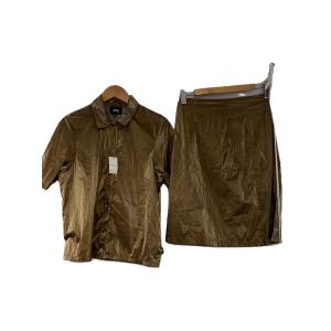 STUSSY◆セットアップ/M/ナイロン/BRW/無地/21175 21183//