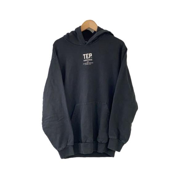 ENNOY◆×pliiileeeasse TEP/パーカー/L/コットン/BLK/AW22BRENC...