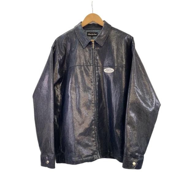 Blackeyepatch◆JEANS LOGO PYTHON COATED DENIM JACKE...
