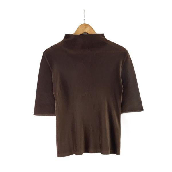 PLEATS PLEASE ISSEY MIYAKE◆半袖カットソー/3/ポリエステル/BRW/PP...