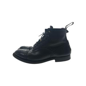 foot the coacher◆MENDELL BOOTS/レースアップブーツ/US8.5/ブラッ...