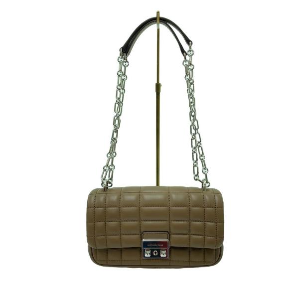 MICHAEL KORS◆ショルダーバッグ/レザー/BRW/30R4S1SL5L