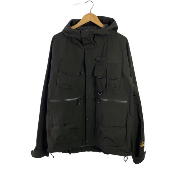 STUSSY◆WADING SHELL SOLID JACKET/GORE-TEX/マウンテンパーカ...