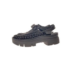 KEEN◆24ss/UNEEK MARY JANE PFM/サンダル/25cm/BLK/レザー/1029881//