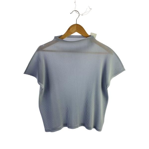 PLEATS PLEASE ISSEY MIYAKE◆Tシャツ/3/ポリエステル/GRY/pp31-...