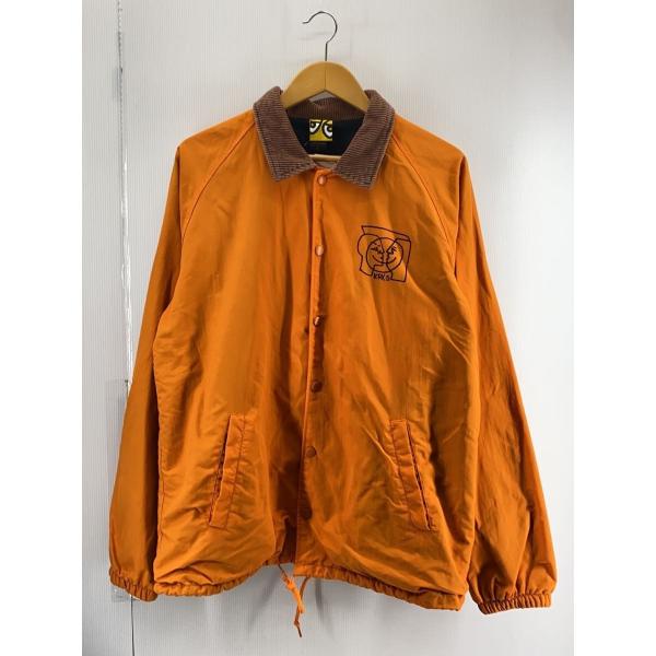 KROOKED◆moon smile custom jacket/ジャケット/L/ナイロン/ORN/...