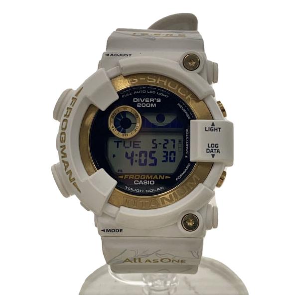 CASIO◆クォーツ腕時計/デジタル/WHT/GW-8201K