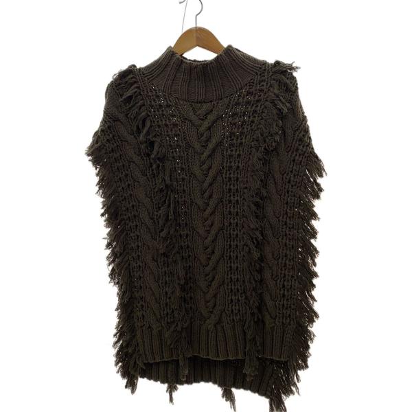 AMERI◆ニットベスト(厚手)/--/コットン/02920140360