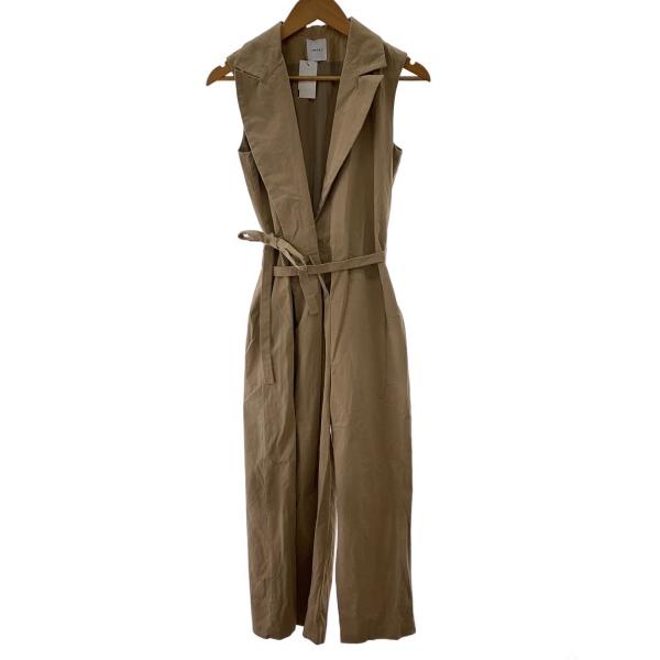 AMERI◆オールインワン/--/コットン/BEG/無地