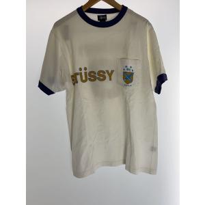 STUSSY◆OLD STUSSY/Tシャツ/M/コットン/WHT