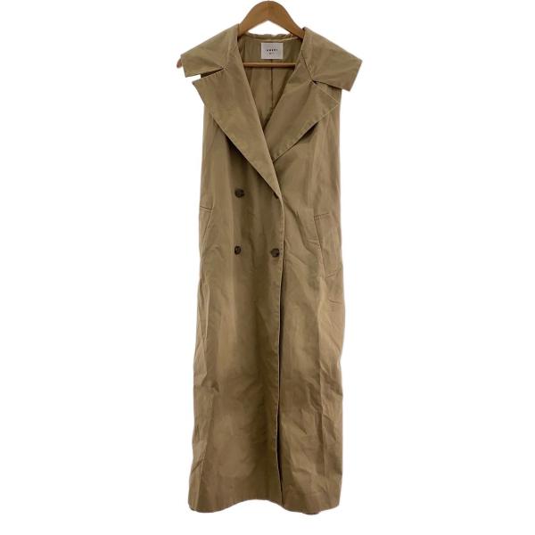 AMERI◆トレンチコート/S/コットン/無地/01120750170