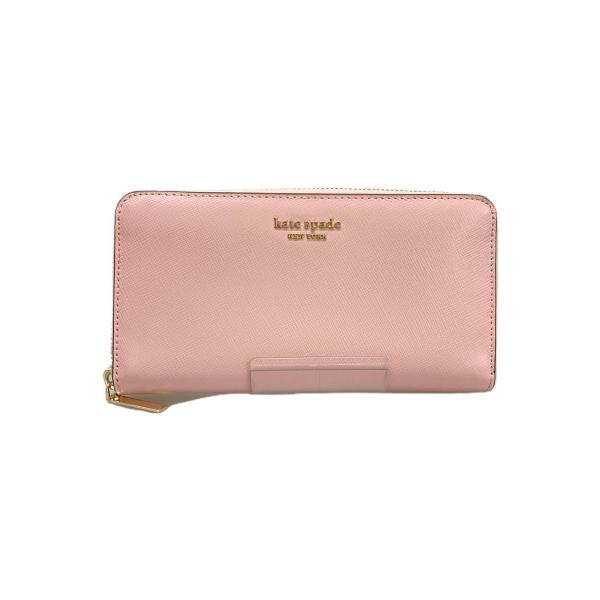 kate spade new york◆長財布/--/PNK/レディース/T348