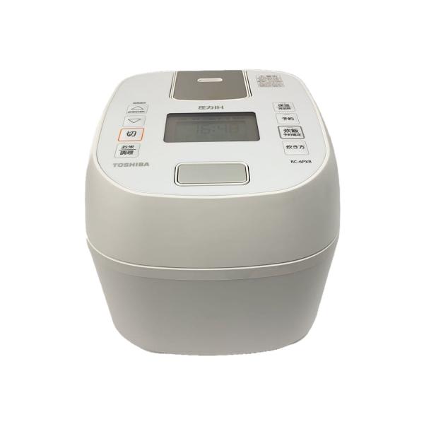 TOSHIBA◆炊飯器 RC-6PXR(W)