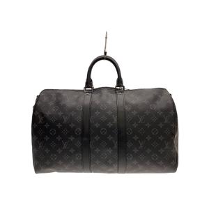 LOUIS VUITTON◆キーポル・バンドリエール45_モノグラム・エクリプス_BLK/M40569/DU0189//