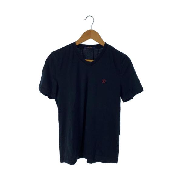 LOUIS VUITTON◆Tシャツ/S/コットン/ブラック/無地/RM181Q JC8 HAY51...