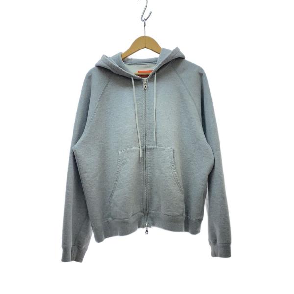 Laid.B◆MARINA PARKA/S/コットン/グレー/LBAL-HO01/ジップ付近変色有