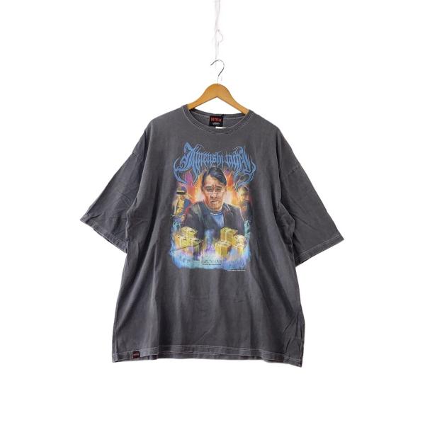NETFLIX/地面師たち/後藤/Tシャツ/XL/コットン/グレー/NEM-94090-C