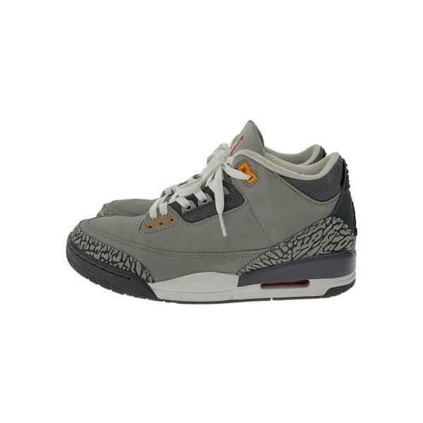 NIKE◆ローカットスニーカー/Air Jordan 3/28cm/GRY/CT8532-012